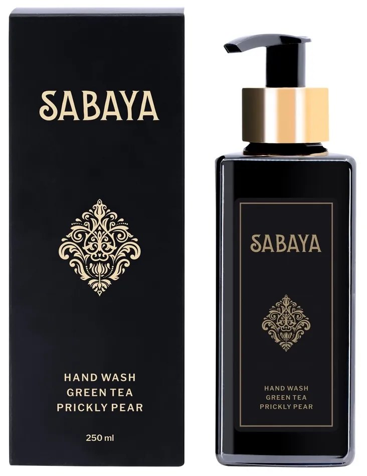 Săpun lichid Sabaya cu ceai verde și smochine, 250ml
