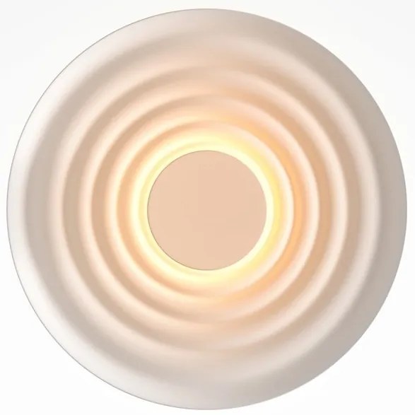 Aplica de perete LED, Aluminiu, Nami alb mat
