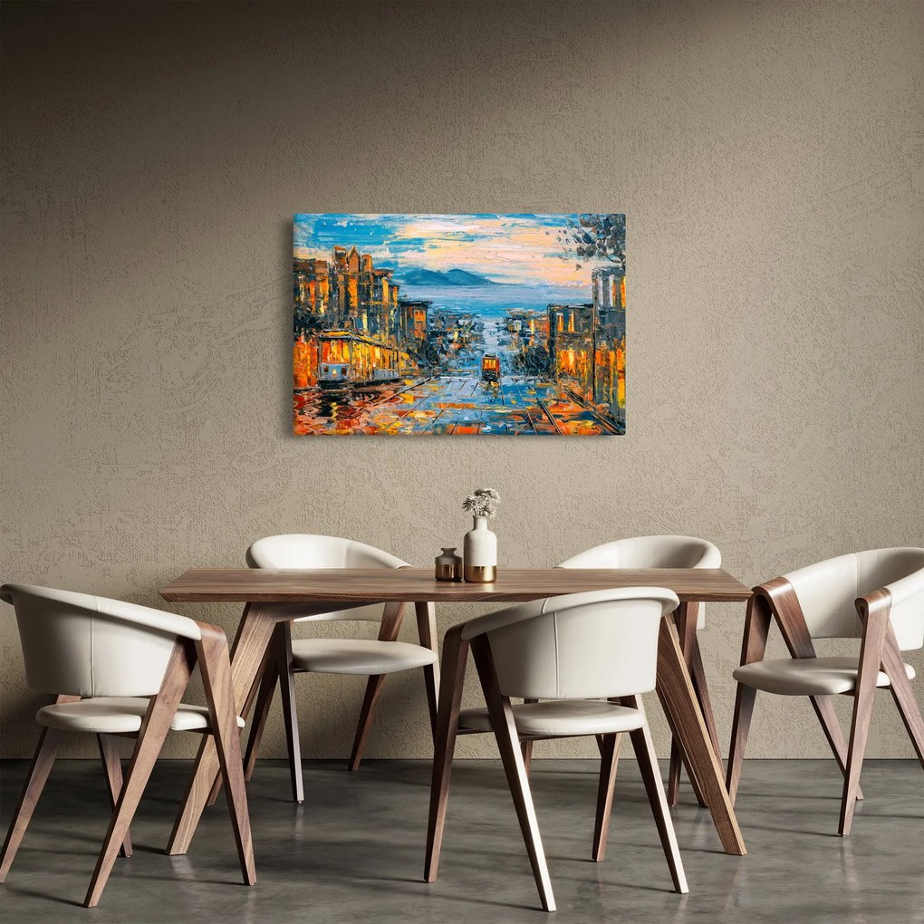 Tablou - Telecabină, San Francisco (90x60 cm)