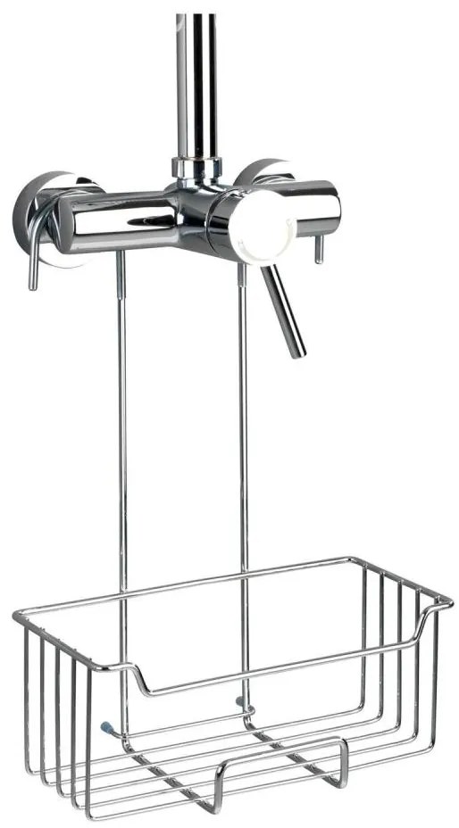 WENKO 23499100 - Poliță pentru duș MILO 25x36 cm inox/argintiu/transparent