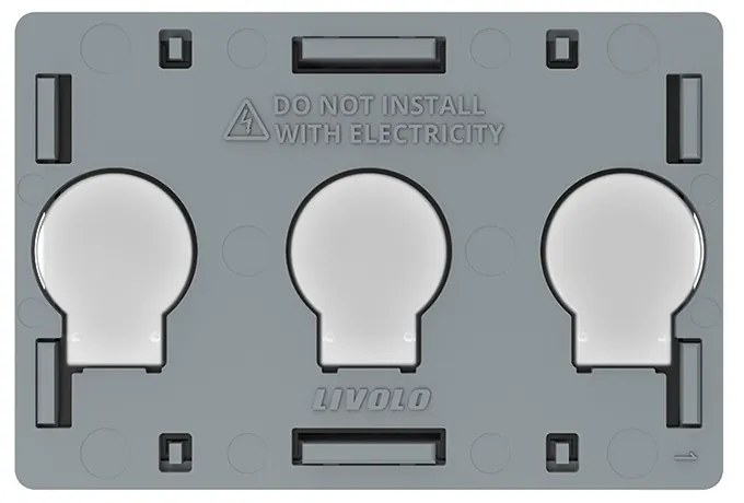 Modul Intrerupator Triplu Cap Scara / Cruce cu Touch LIVOLO, protocol ZigBee EC – standard Italian