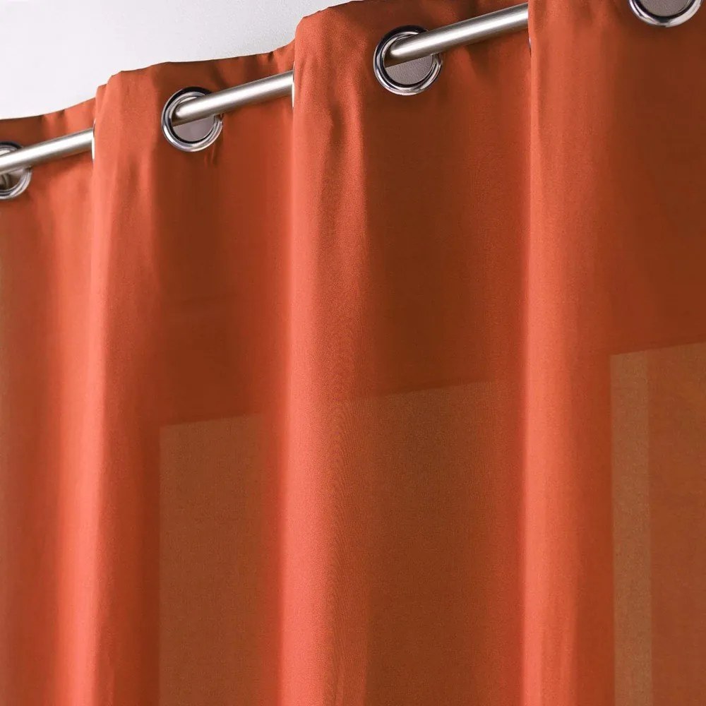 Draperie portocalie din microfibră 140x280 cm Absolu – douceur d'intérieur
