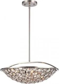 Pendul modern cristal 5 becuri E14 DJENY 955DJENY5 ELMARK