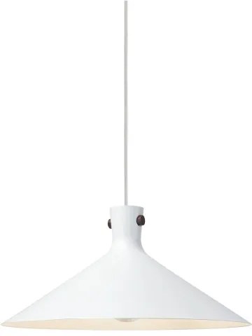 Nordlux - Lampă suspendată cu cablu DORINA, 1xE27/60W/230V, albă, Ø 45 cm