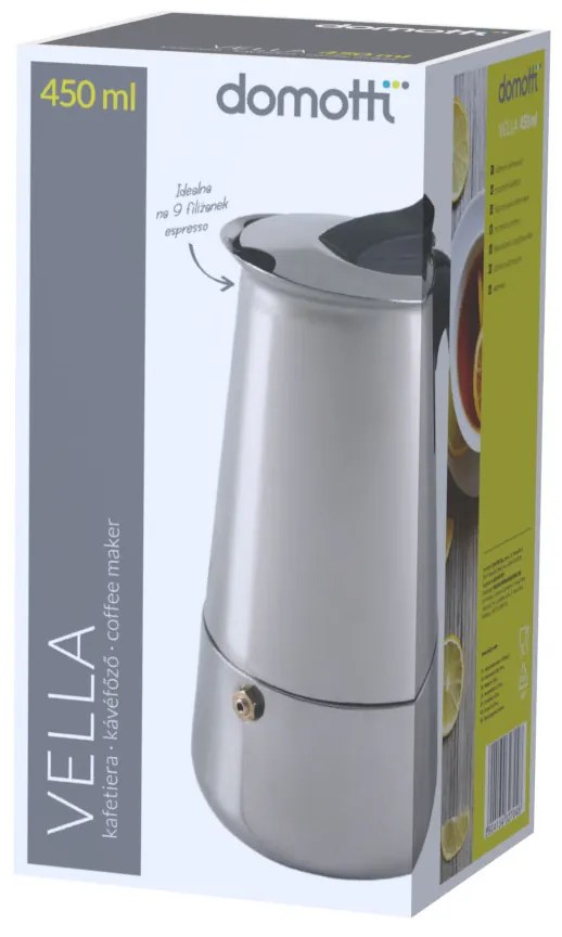 Cafetiera filtru 9 portii, 450ml, Vella