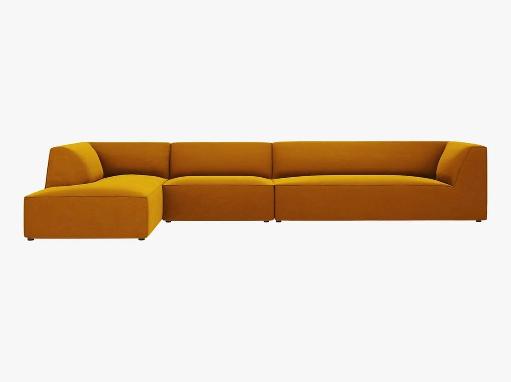 Coltar 5 locuri Ruby catifea L366 cm