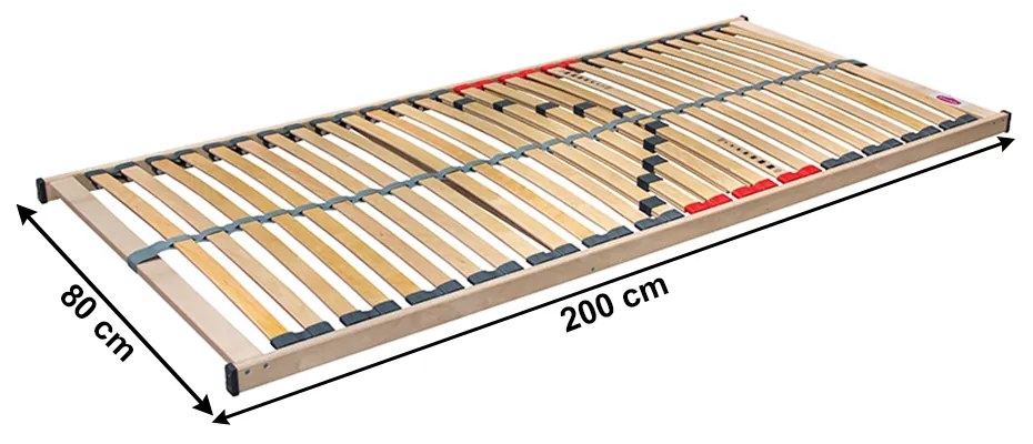 Somiera lamelara, 80x200 cm, DOUBLE KLASIK NEW