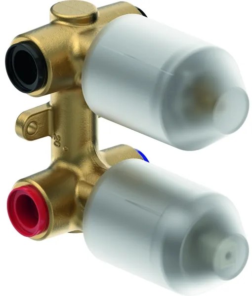 Duravit D-CODE - Baterie de duș pentru montaj încastrat, crom lucios DC5210008010