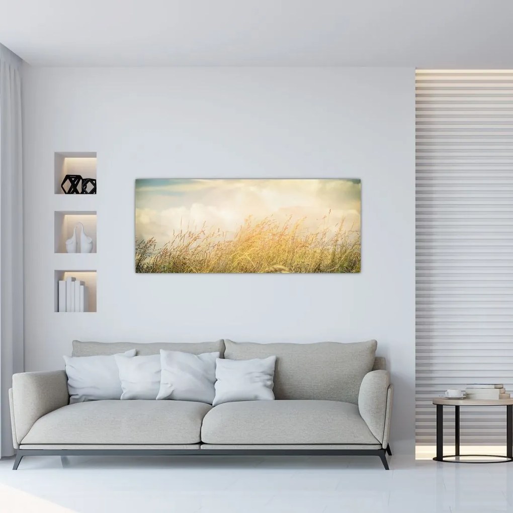 Tablou - Câmp toamna (120x50 cm)