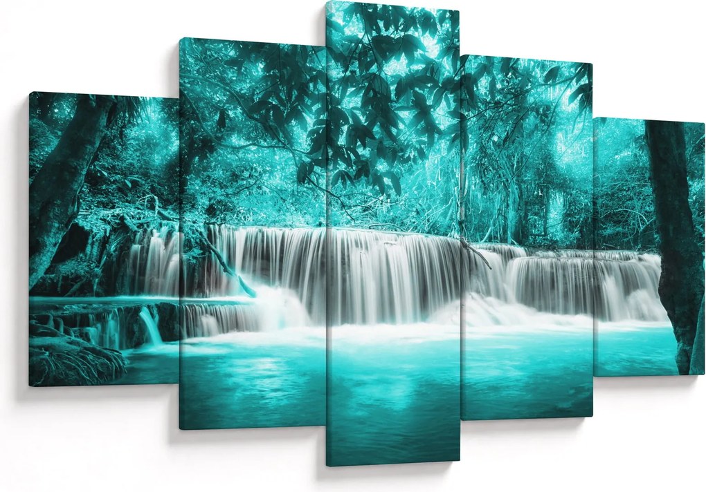 Tablou - Cascada albastră (150x105 cm)