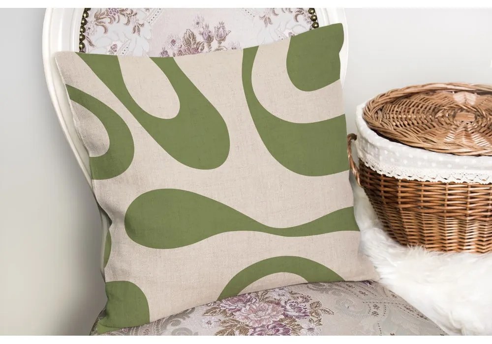 Față de pernă 43x43 cm Matcha Latte – Mila Home