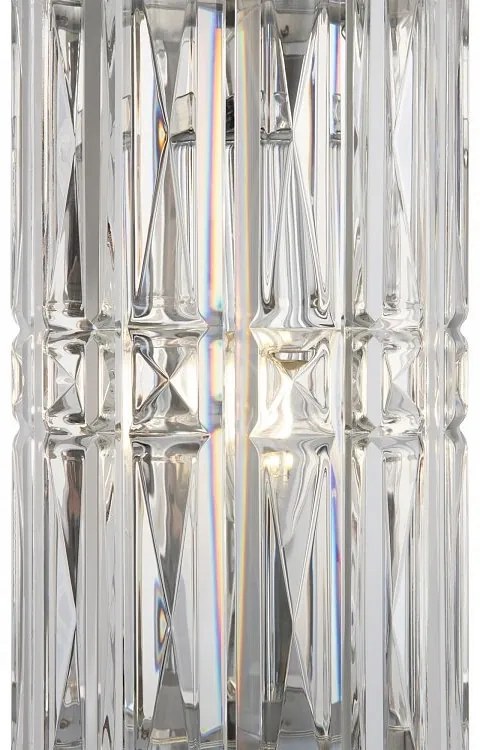 Aplica de perete design neoclasic Facet crom, 75cm