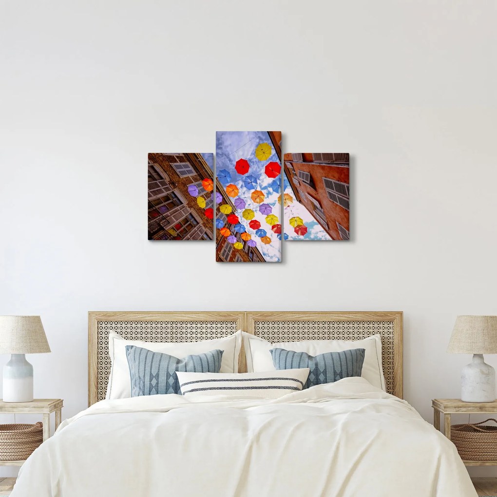 Tablou - Umbrele colorate (90x60 cm)