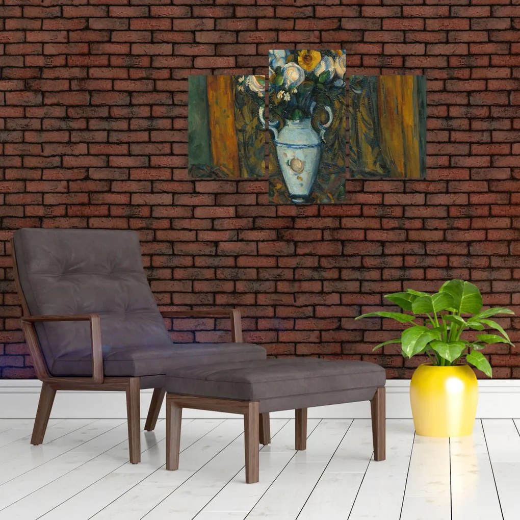 Tablou - Paul Cézanne, Vase of Flowers, reproducere (90x60 cm)