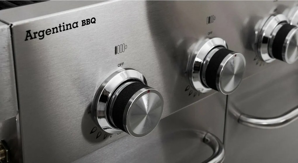 Grătar cu gaz G21 Argentina BBQ Premium line, 5arzătoare + reductor gratuit