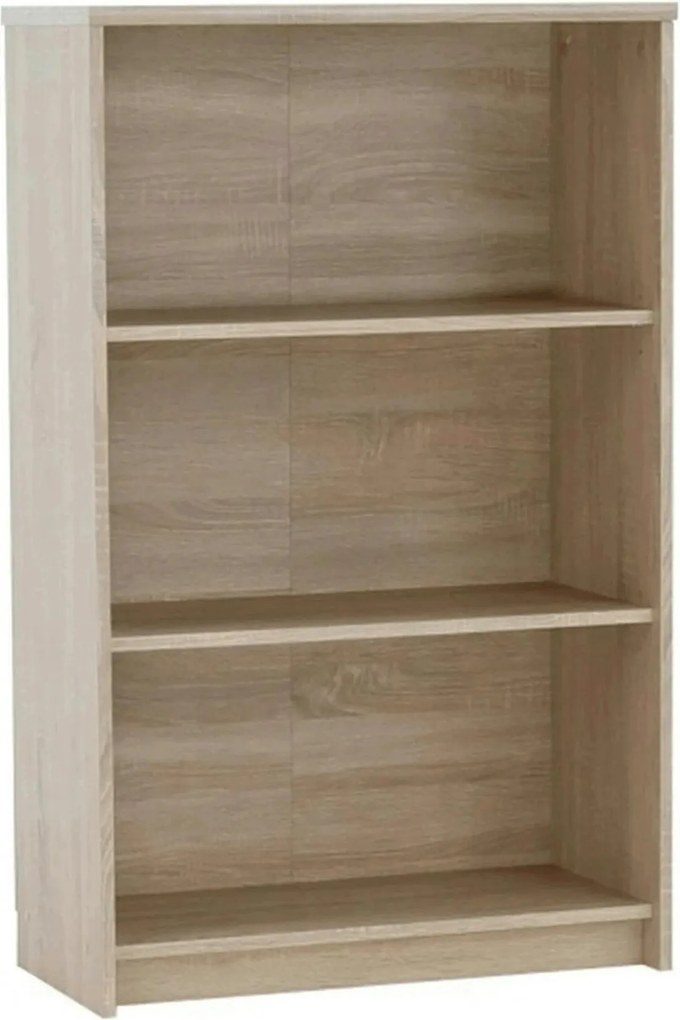 Biblioteca JOHAN 2 NEW 03, stejar sonoma, PAL melaminat, 73x34x116 cm