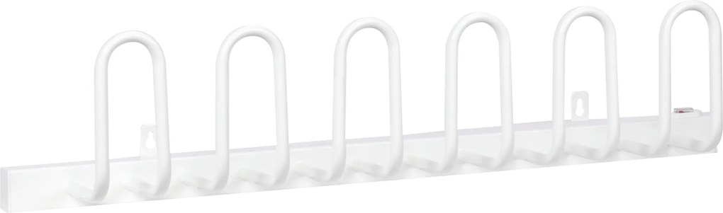 HOMCOM Uscător de încălțăminte, electric, temperatură până la 55° C, montare pe perete, oțel, alb, 76 x 13 x 17cm | Aosom Romania