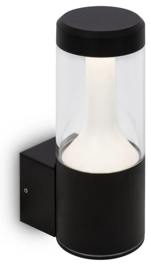 Aplica LED de perete pentru iluminat exterior IP54 Koln negru