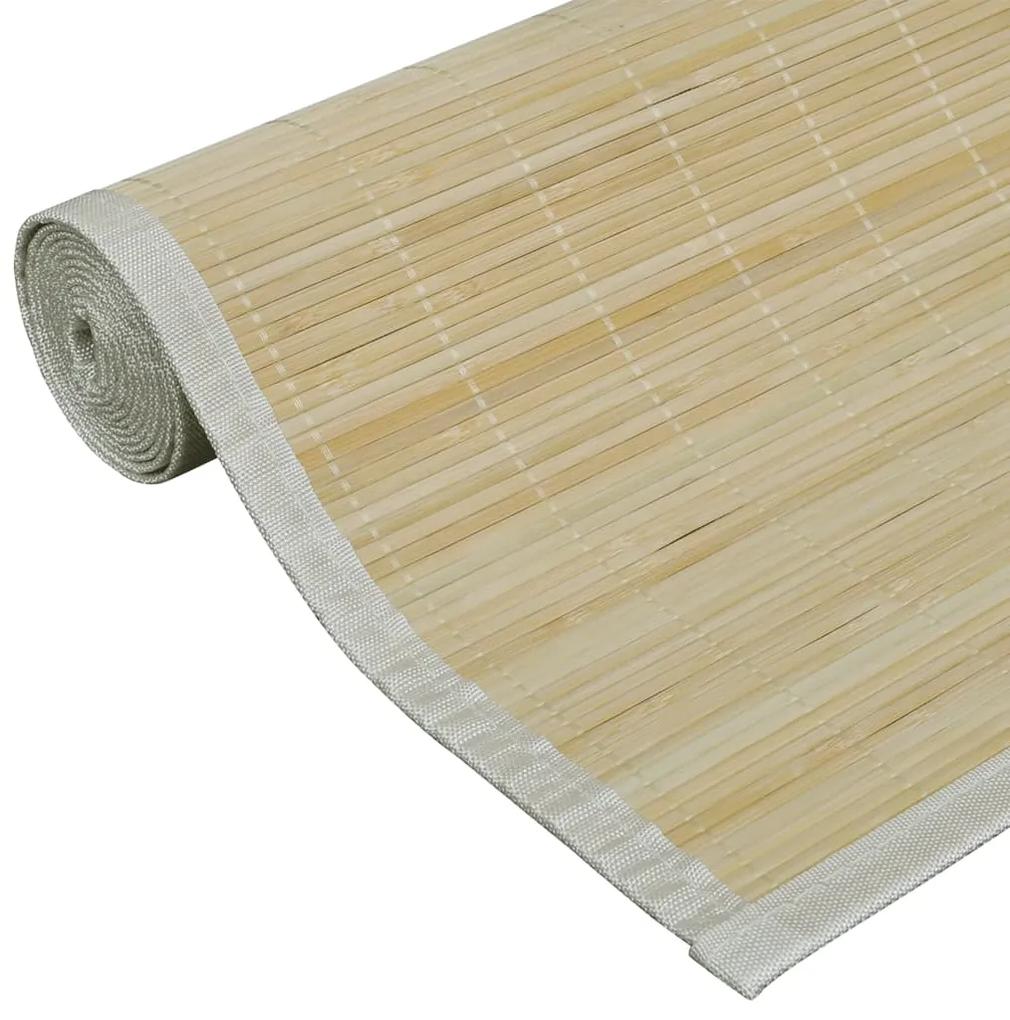 Carpeta dreptunghiulara din bambus natural, 120 x 180 cm Bej, 120 x 180 cm