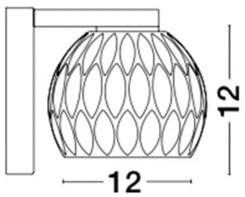 Aplica eleganta design modern LED Lara
