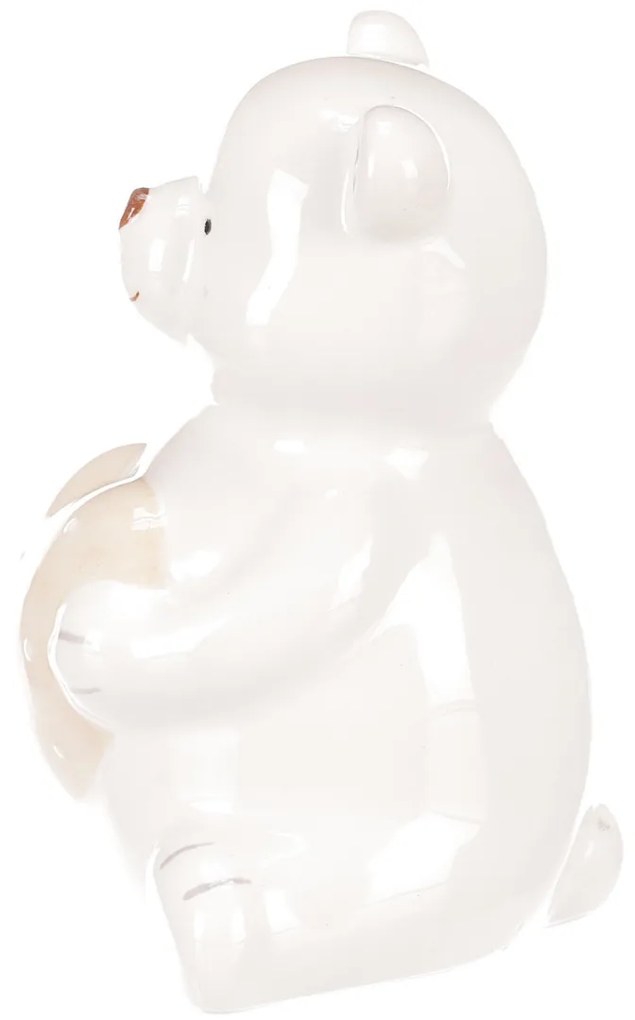 Decorațiuni de Crăciun Ursuleț cu inimă,10 cm