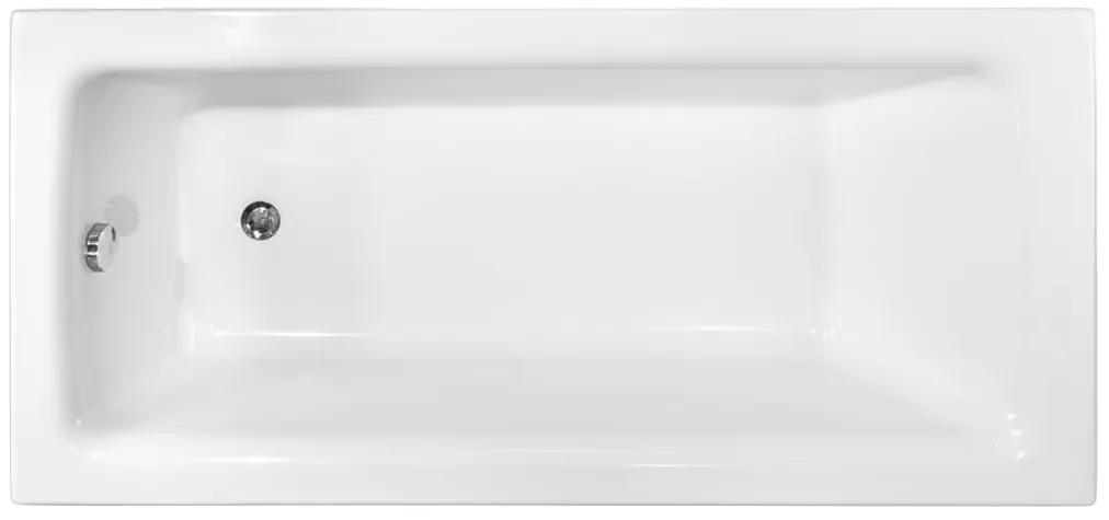 Besco Talia cada dreptunghiulară 120x70 cm alb #WAT-120-PK