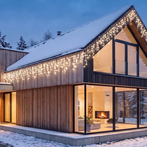 BRILAGI - LED de exterior ghirlandă de Crăciun 1080xLED/8 funcții 33m IP44 alb cald țurțuri