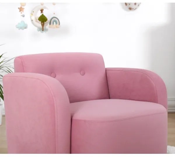 Fotoliu pentru copii DORY roz