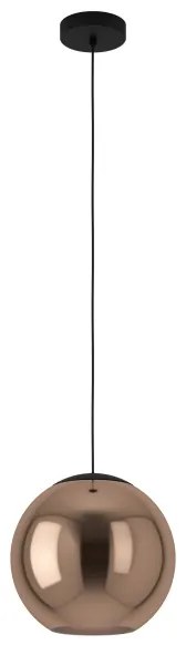 Abajur de rezervă din sticlă pentru lustră pe cablu Eglo CORDOBA d. 30 cm cupru