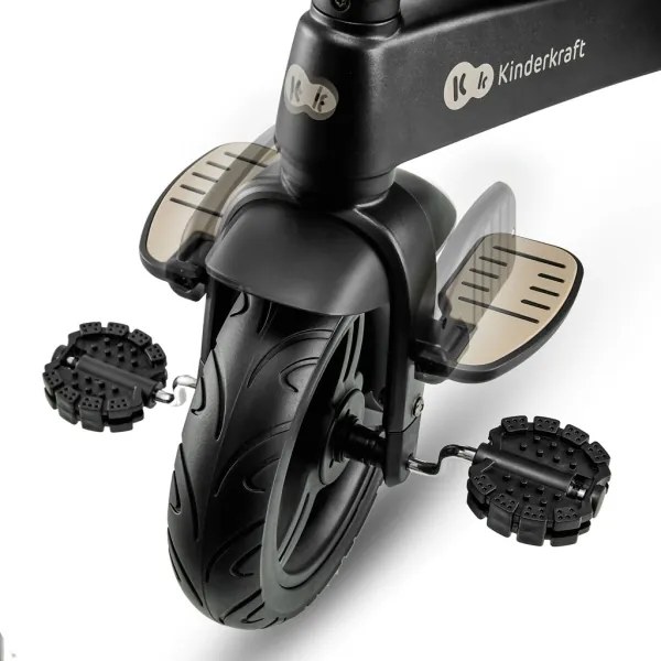 KINDERKRAFT - Tricicletă 5 în 1 pentru copii EASYTWIST, bej