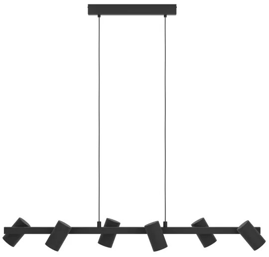 Eglo 99464 - Lustră pe cablu GATUELA 6xE14/25W/230V