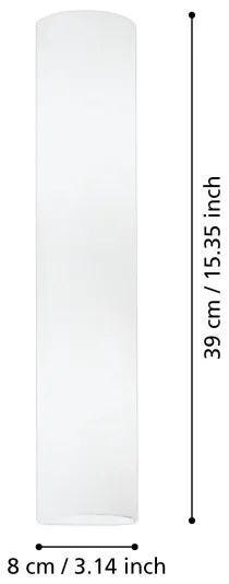EGLO 83406 - Corp de iluminat perete ZOLA 2xE14/40W