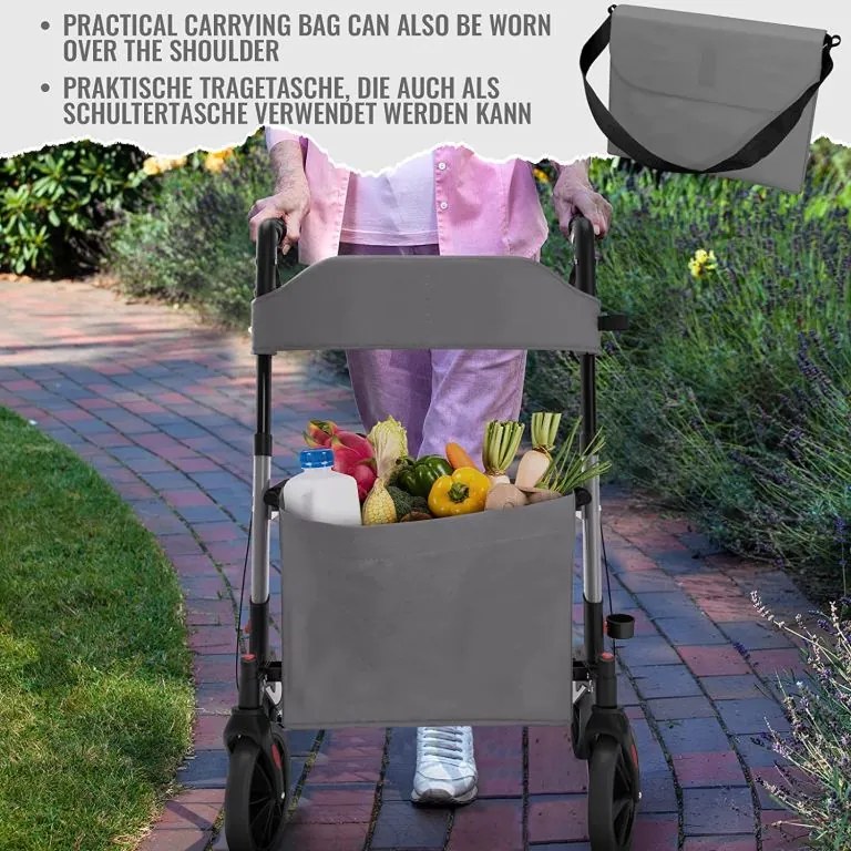 JAGO Cărucior cu patru roți pentru persoanele în vârstă, 67