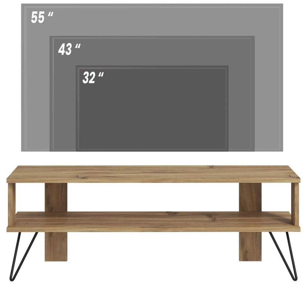 Masă TV/Dulap Dual (Stejar). 1107983