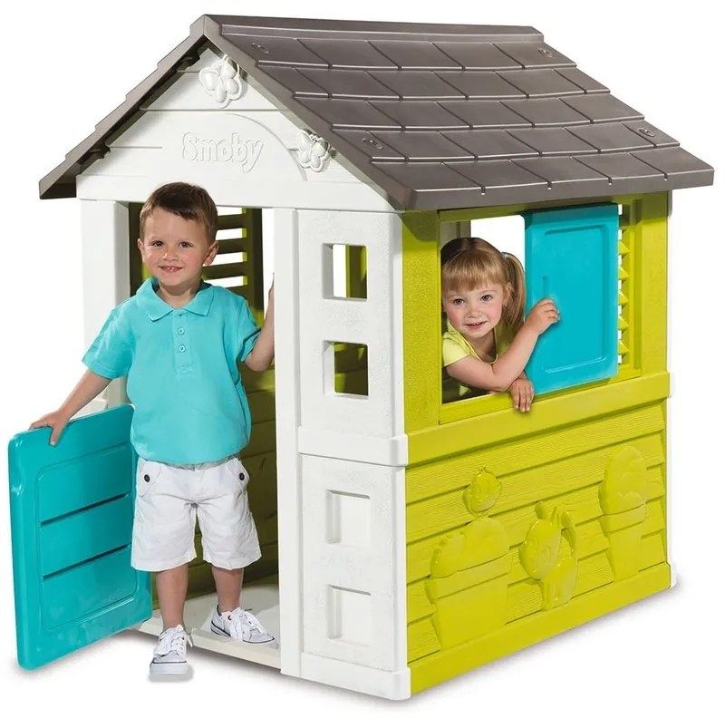 Smoby - Casuta pentru copii Pretty Playhouse