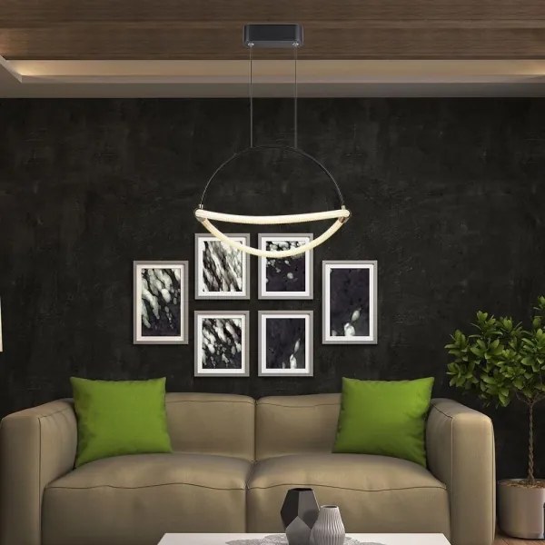 Lustră LED pe cablu LED/12W/230V 3000K