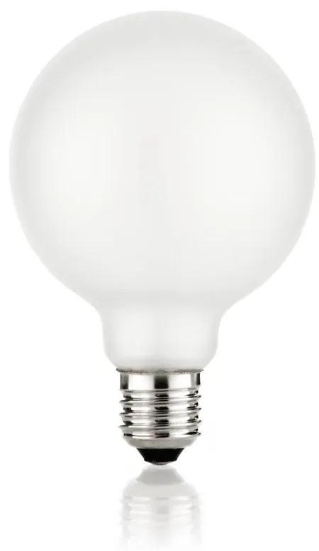 Bec LED dimabil, E27 globo d095 08w 3000k cri80 satin intera dimm