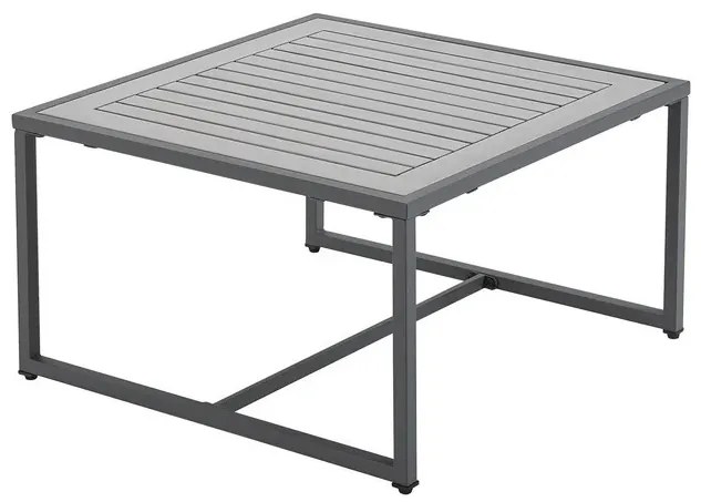 Juskys Set de grădină din metal St. Tropez - antracit/perne gri