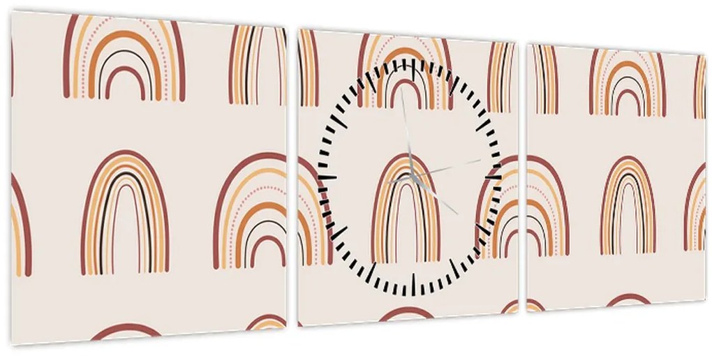 Tablou - Creații de vis N⁰3 (cu ceas) (90x30 cm)