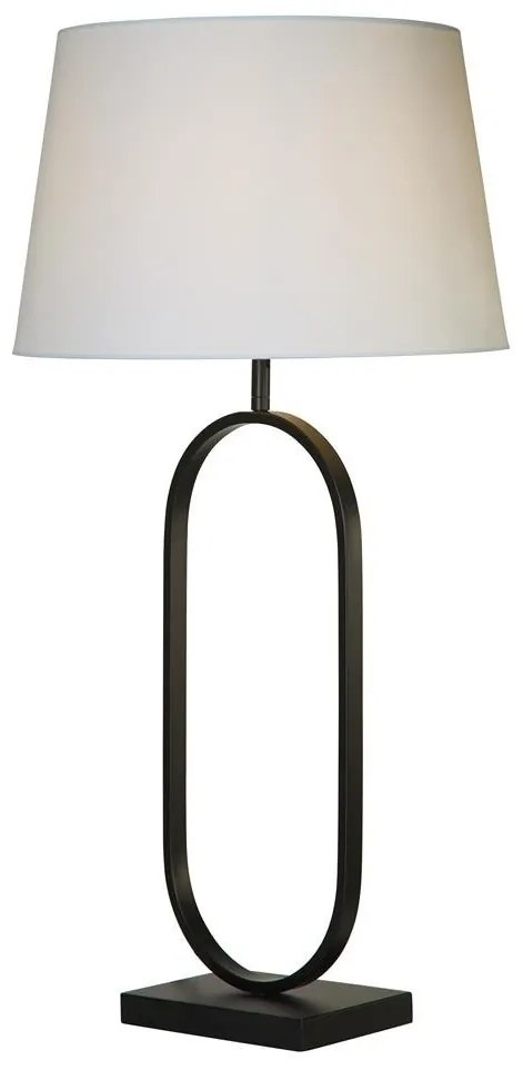 Veioza/Lampa de masa decorativa Modish negru/alb