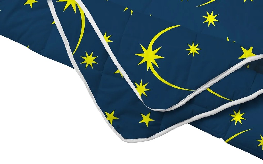 Pilota Alcam Moon Night microfibra matlasata, 140x200 cm, 250g/mp