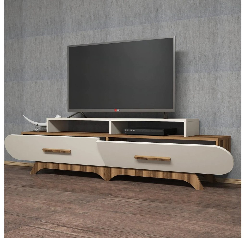 Masă TV/Dulap Florian (Nuc + Crem). 1088858