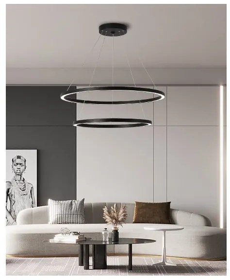 Immax NEO 07158-B80-60 - Lampă LED dimabilă FINO LED/93W/230V Tuya negru + DO