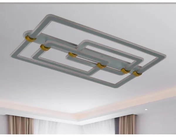 Plafonieră LED dimabilă 280W/230V 3000-6500K + telecomandă