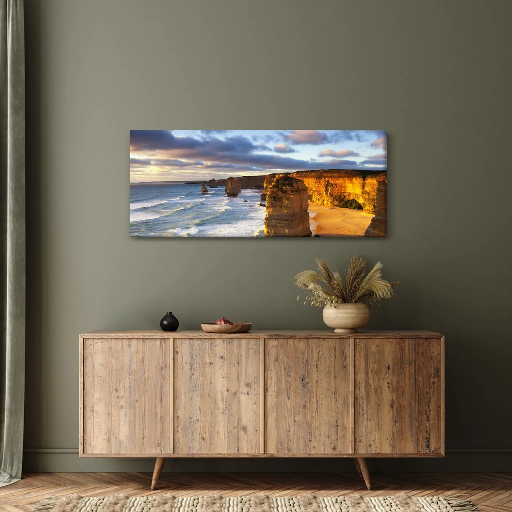 Tablou cu stâncile marine (120x50 cm)