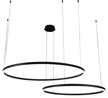 Lustră LED dimabilă pe cablu LED/100W/230V 3000-6500K + telecomandă