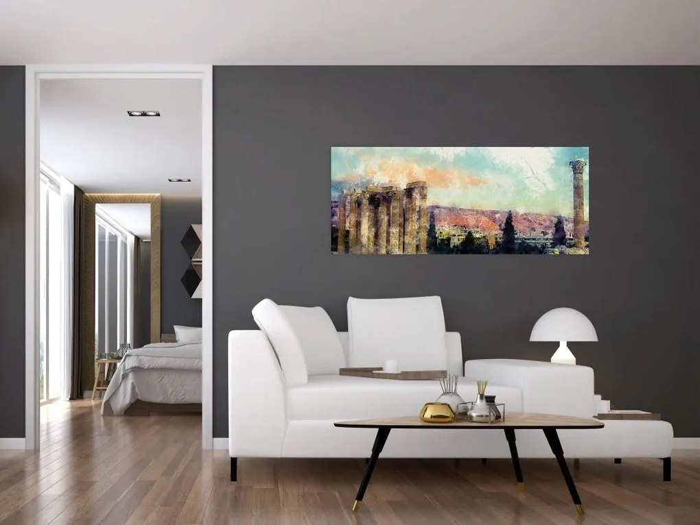 Tablou - Acropole, Atena, Grecia (120x50 cm)