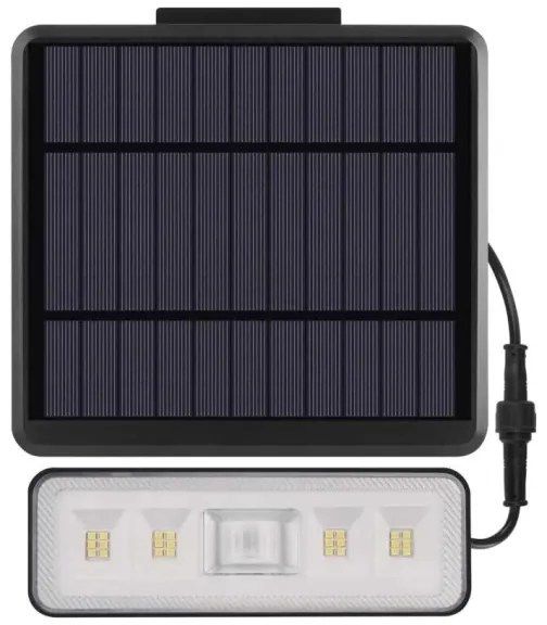 Proiector LED solar cu senzor de mișcare LED/3,7V 2500mAh 4000K IP54