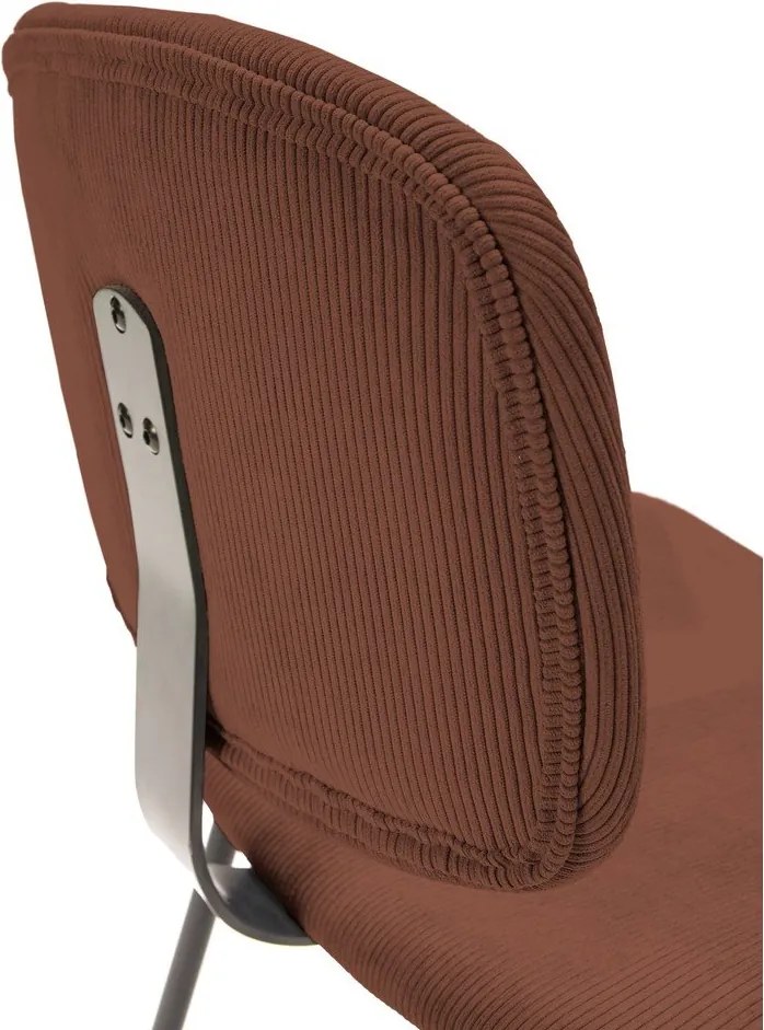 Scaune de dining burgundy 2 buc. Arus – Marckeric