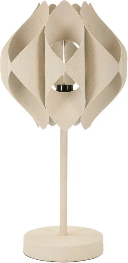 Veioză bej cu abajur din metal (înălțime 57 cm) Space – Mauro Ferretti